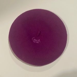Coach Purple Beret